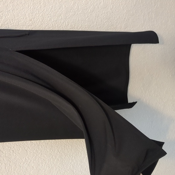 Ambiance black sleeveless drawstring side cut out midi dress - Picture 8 of 11